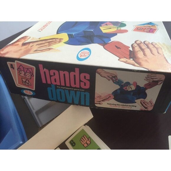 1964 Ideal Hands Down Slam-O-Matic Board Game Vintage Complete Game - Picture 4 of 10